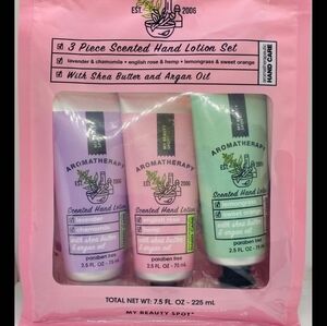 Aromatherapy 3 Piece Scented Hand Lotion Set